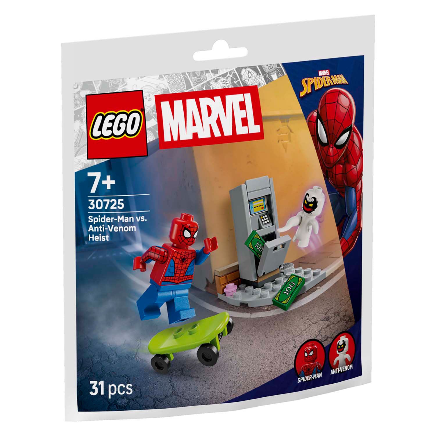 Lego super heros 30725 Spiderman contre le braquage anti-venin