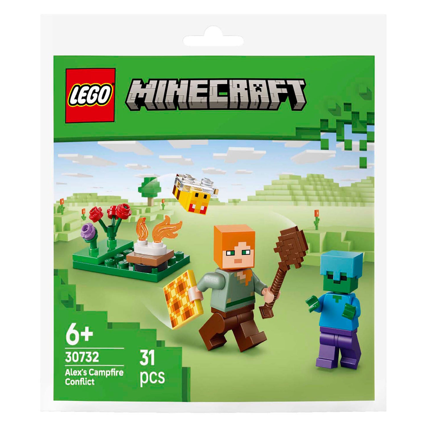 Lego minecraft 30732 Alex et la bataille au feu de camp