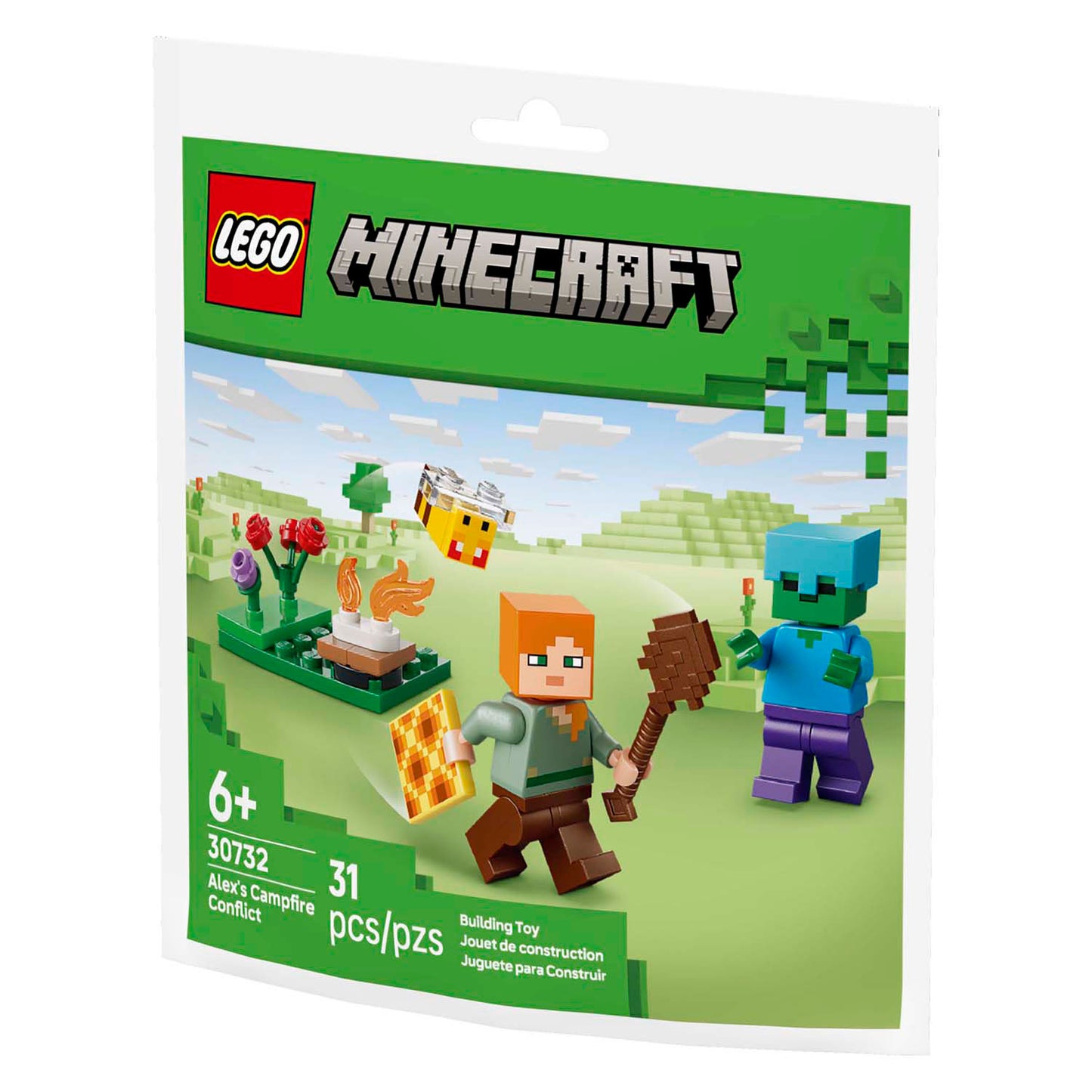 Lego minecraft 30732 Alex et la bataille au feu de camp