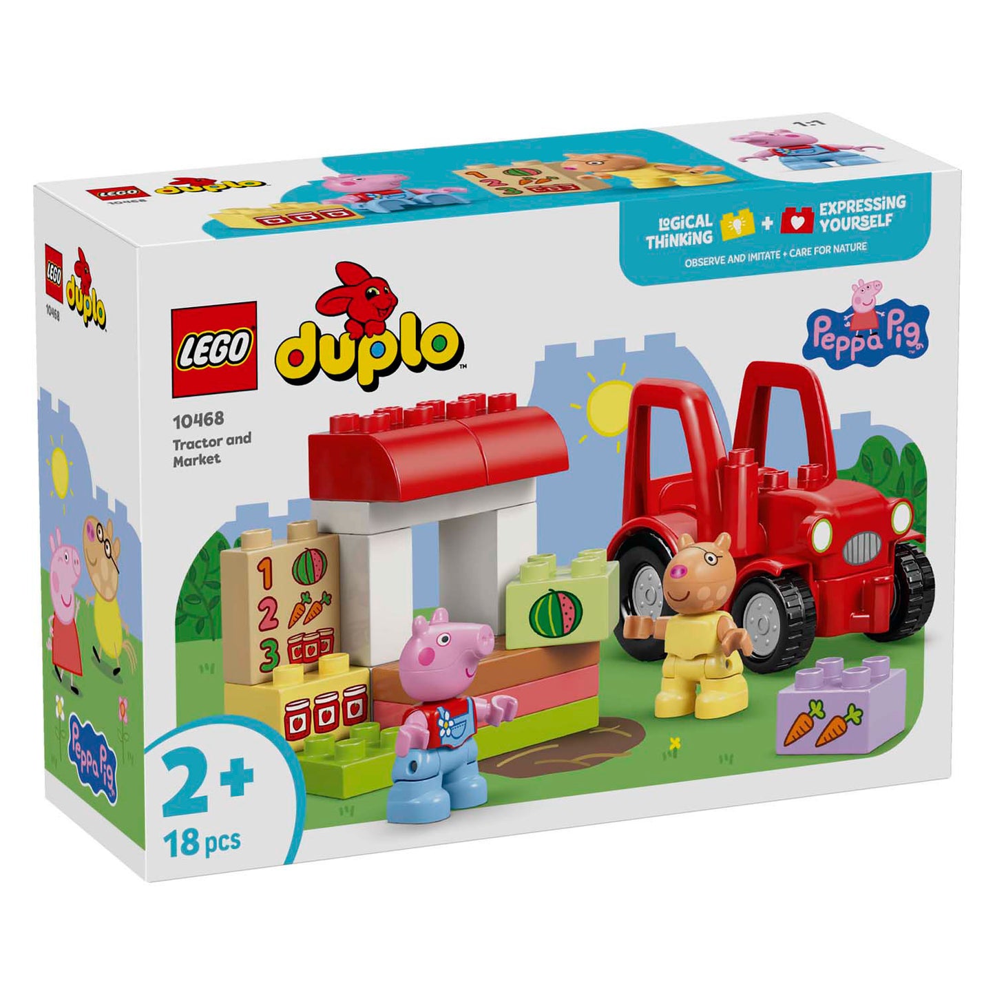 Lego Duplo 10468 tracteur et étal de marché