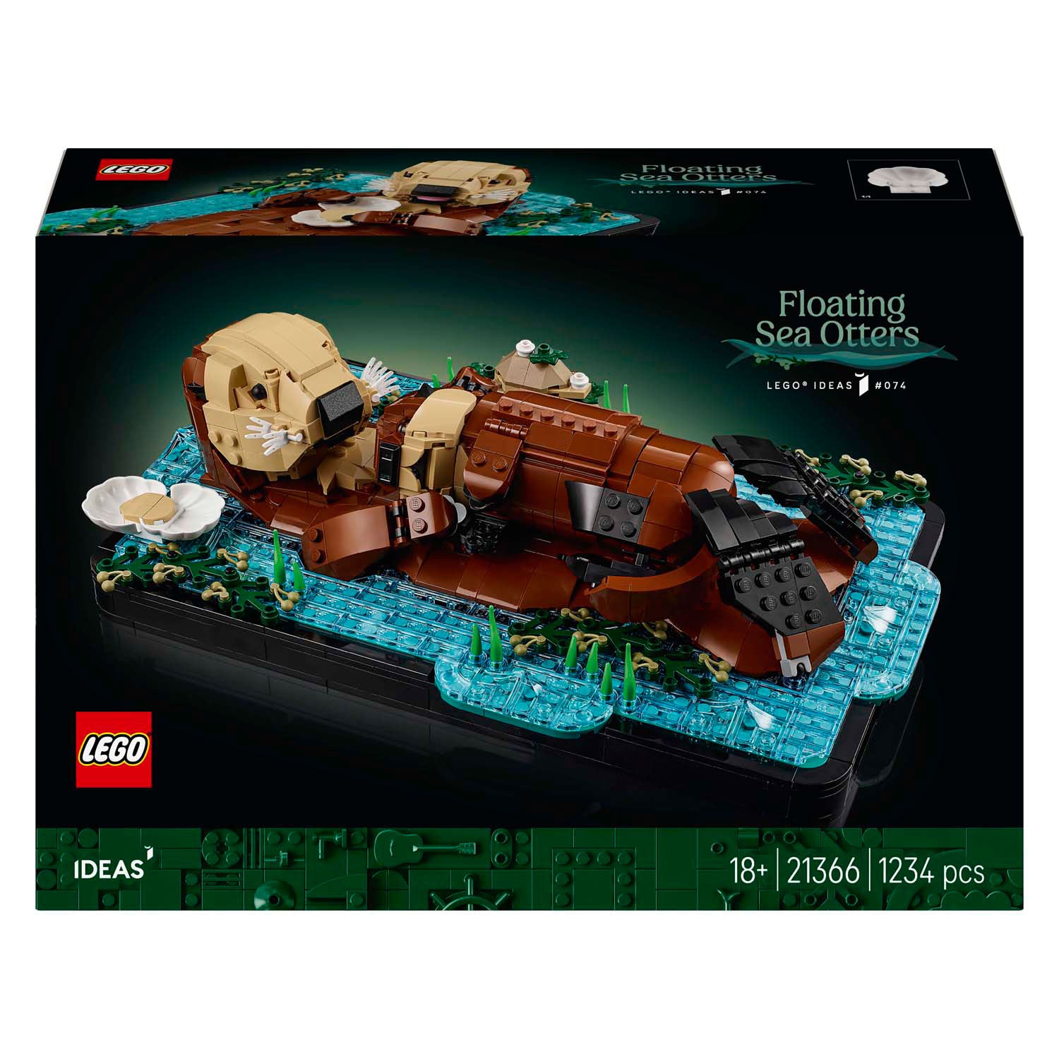 Lego ideas 21366 loutre de mer flottante