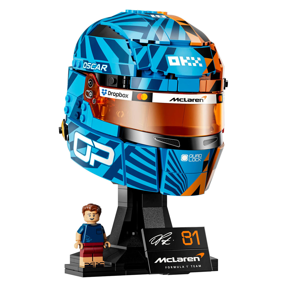 Éditions Lego 43017 Casque McLaren Mastercard F1 Team par Oscar Piastri