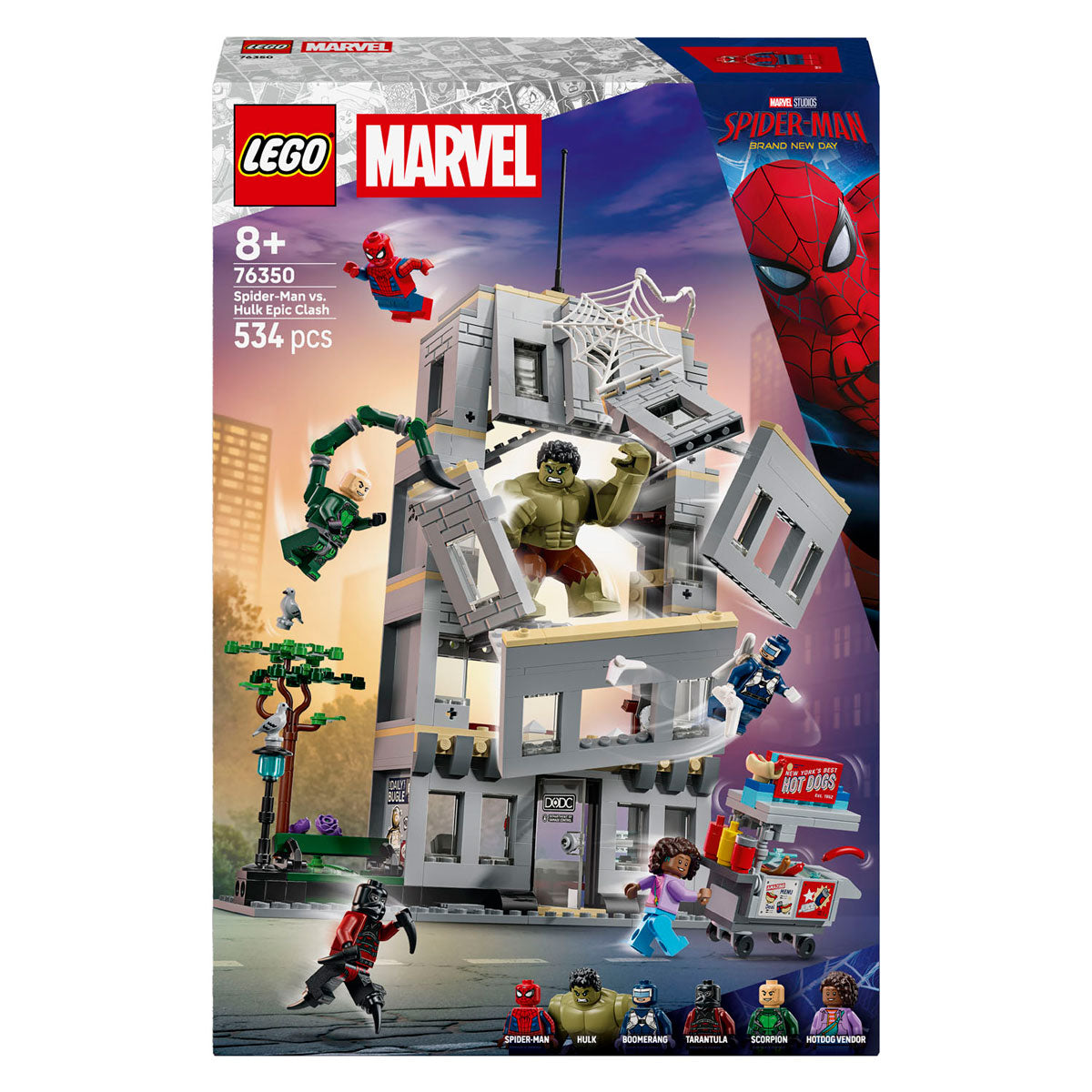 LEGO Super Heros 76350 Spiderman contre Hulk
