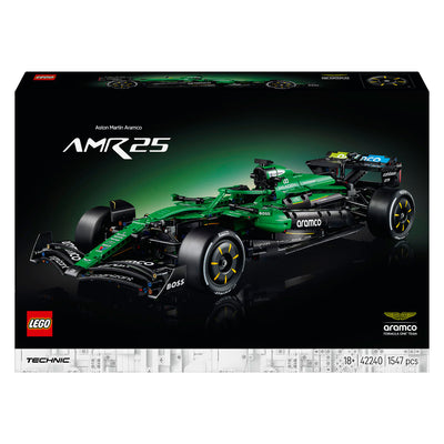 Lego technic aston martin aramco amr25 f1 kit de construction de voiture pour adultes avec modèle de voiture 42240