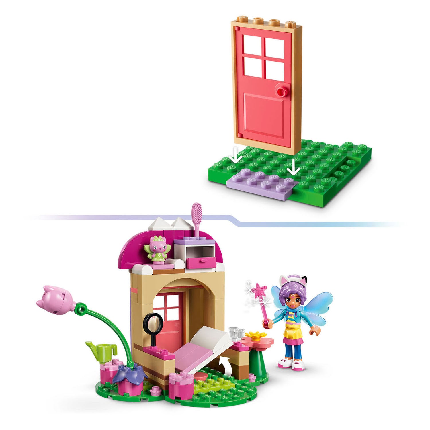 Lego Gabby's Dollhouse L'abri de jardin de la fée Kitty 11212