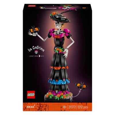 Lego ideas – kit de construction de figurines la catrina pour adultes et décoration de la maison, 21372