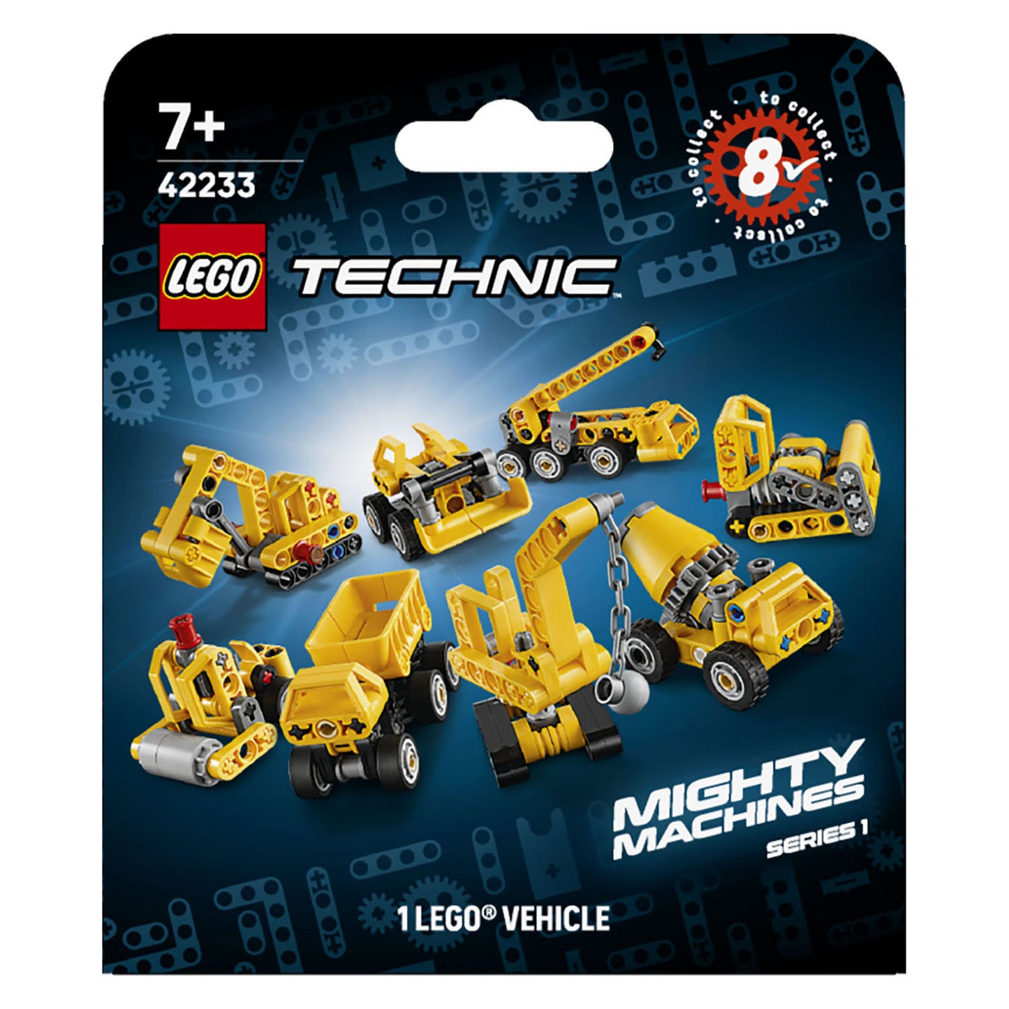 Lego ® technic puissantes machines - boîte surprise avec jouets de construction - véhicules de collection - 42233