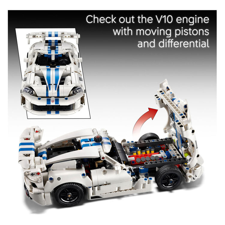Lego Technic Dodge Viper GTS-R voiture de sport jouets pour enfants 42234