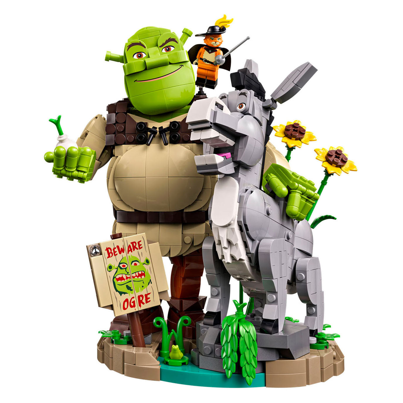 Lego ® Shrek : Shrek, l'âne et le chat botté - 72423