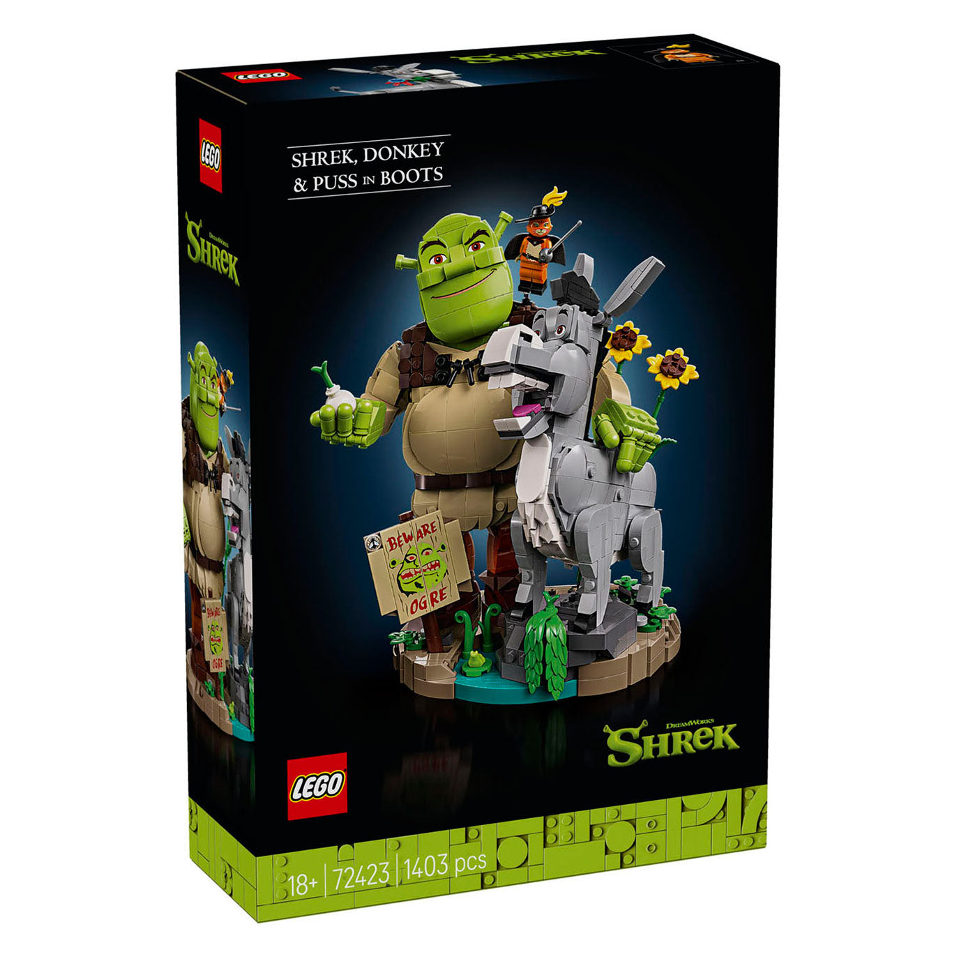 Lego ® Shrek : Shrek, l'âne et le chat botté - 72423
