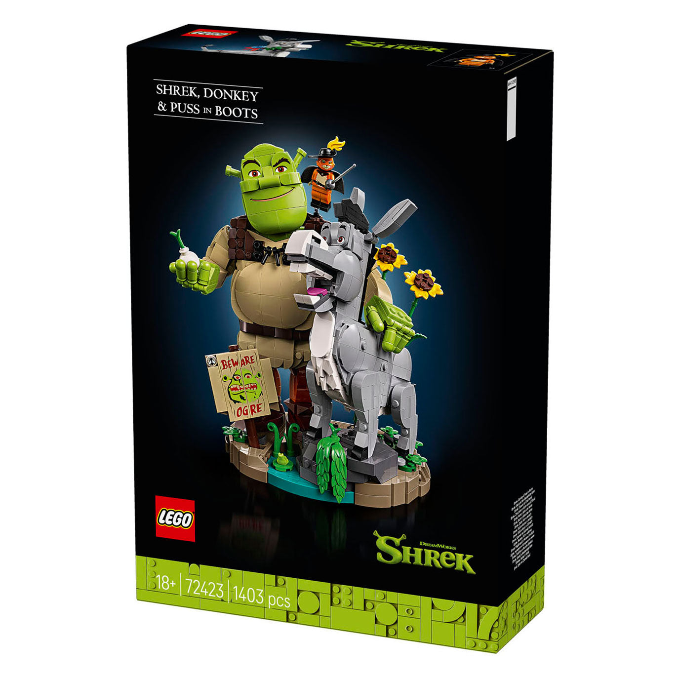 Lego ® Shrek : Shrek, l'âne et le chat botté - 72423