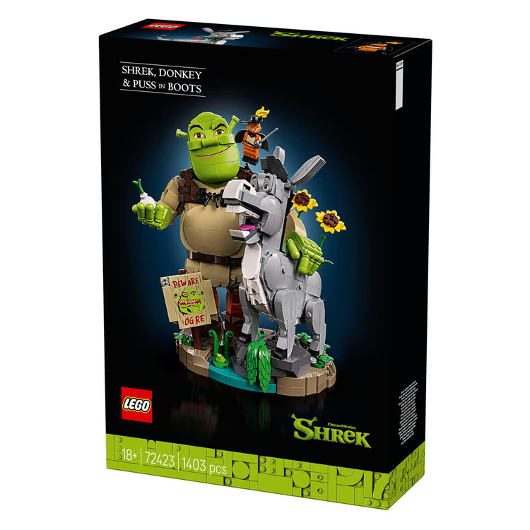 Lego ® Shrek : Shrek, l'âne et le chat botté - 72423