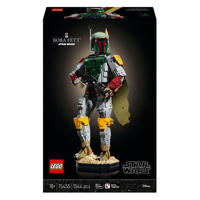 Kit de construction Lego Star Wars Boba Fett pour adultes et décoration 75455