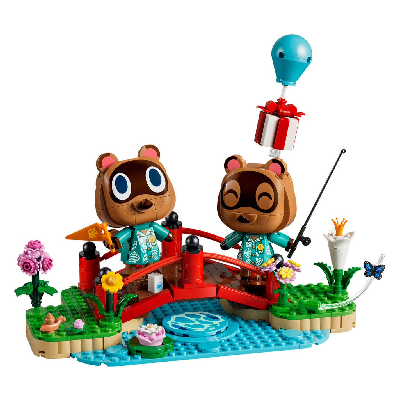 Lego animal traversant le jour de congé avec Timmy et Tommy, jouets pour enfants 77059