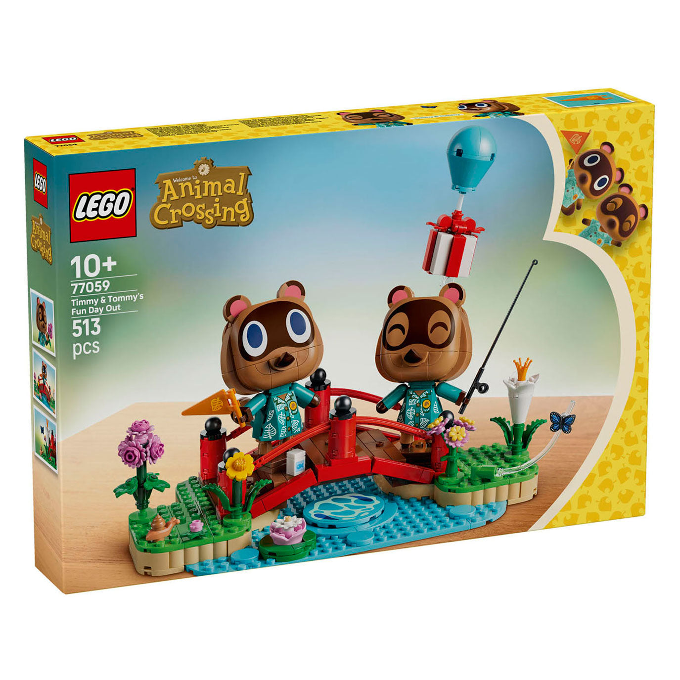 Lego animal traversant le jour de congé avec Timmy et Tommy, jouets pour enfants 77059