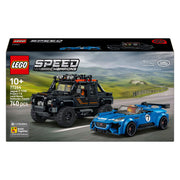 Kit de construction de voiture Lego Speed Champions Jaguar Project 7 et Land Rover Defender pour enfants 77264 - afbeelding 2