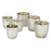 Boltze home photophore verre argent 2 pièces.