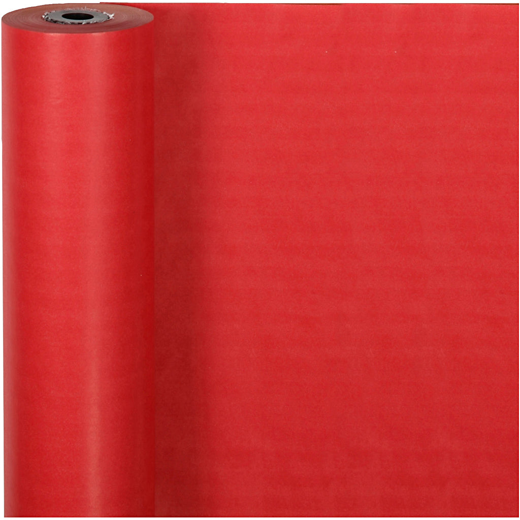 Papier cadeau Vivi Gade, l: 50 cm, 60 g, rouge, 100 m 1 rouleau