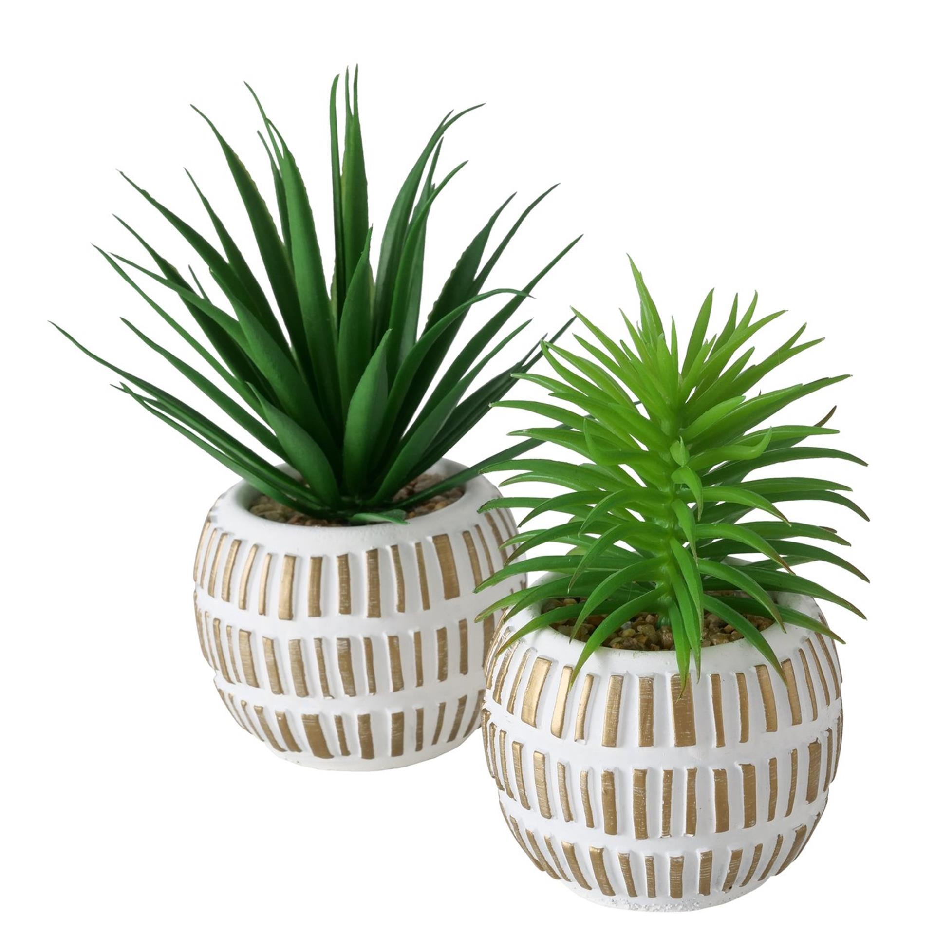 Boltze home plante artificielle plante succulente h13,3cm