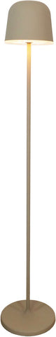 Lampe sur pied Eglo waya-l pour intérieur et extérieur - rechargeable (jusqu'à 47 heures de lumière) - 140 cm - coloris sable beige blanc - sans fil - dimmable