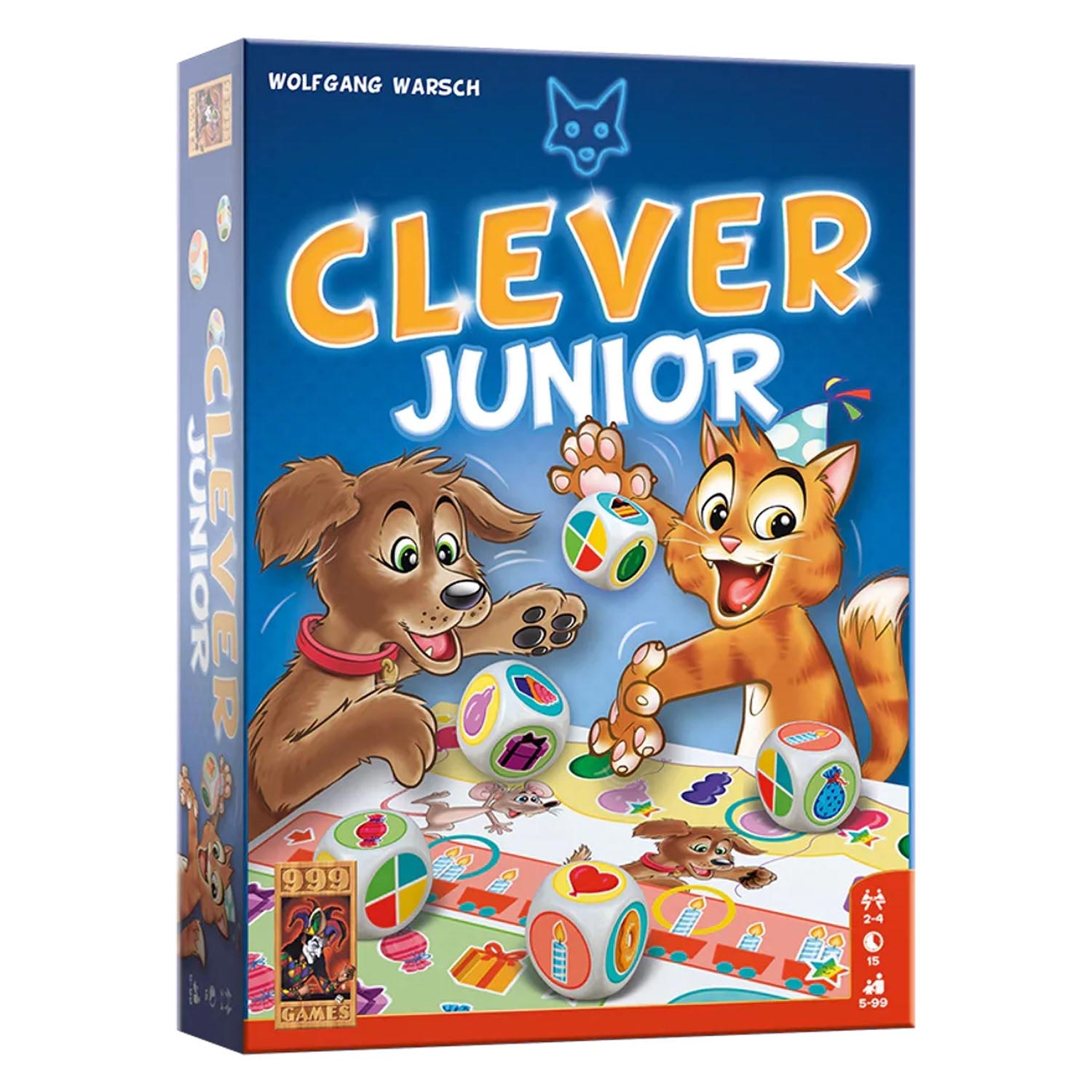 999 Games Dobbelspel Clever Junior 11 pièces (NL)