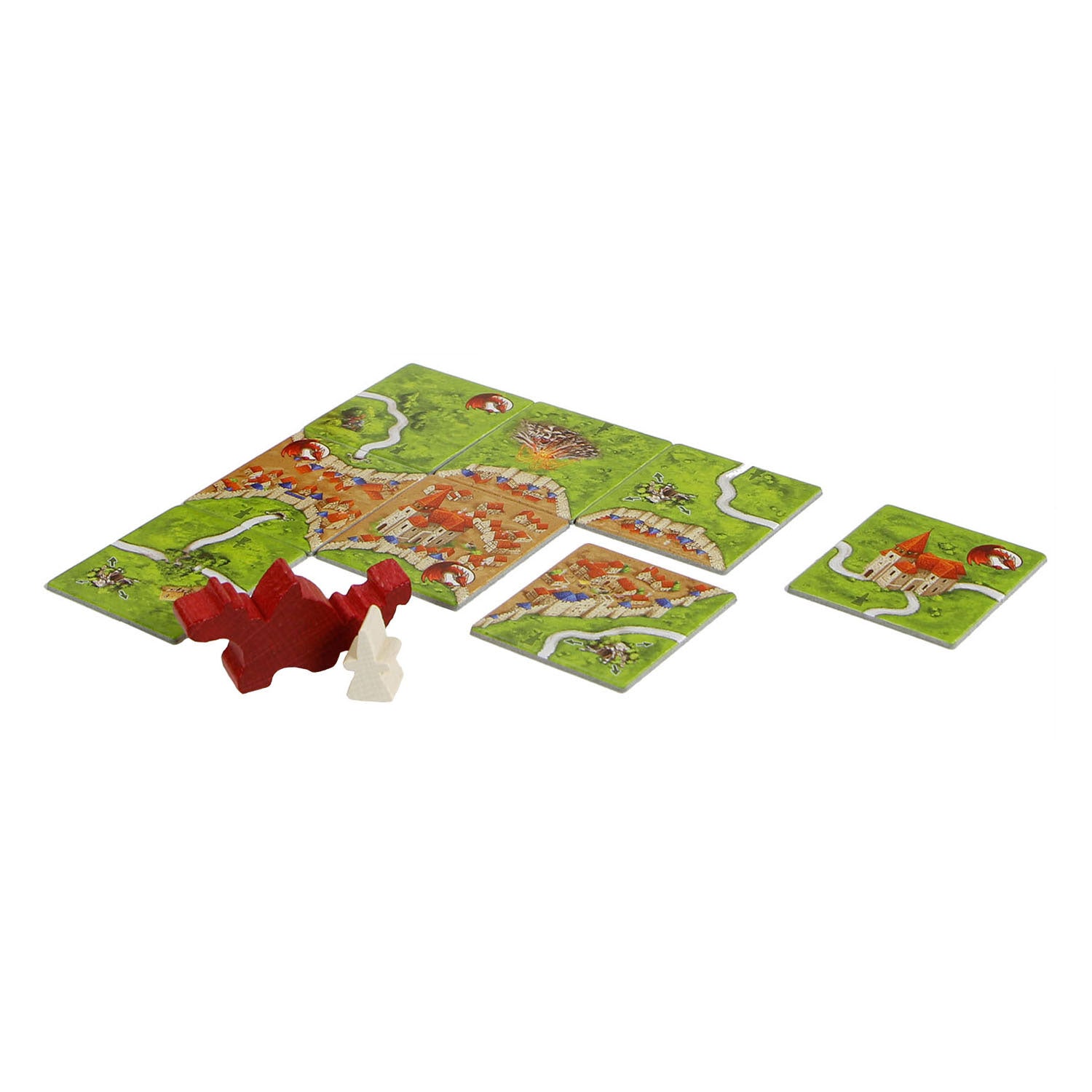 999 Games Carcassonne: The Dragon, The Fee et The Jonkwoman Extension Board Game