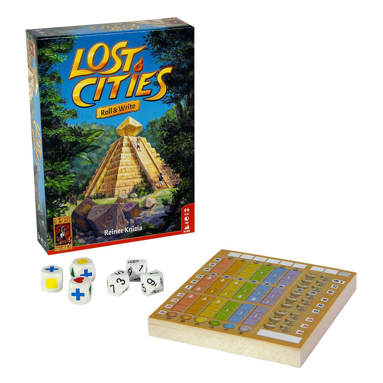 999games 999 jeux perdus Cities: Roll Write Dice Game