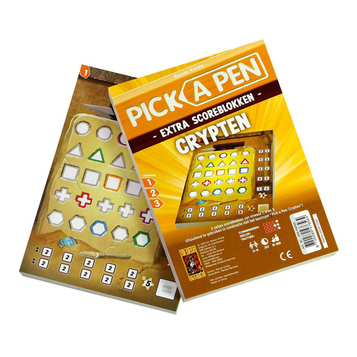 999 matchs 999 matchs choisissent un stylo de score de la crypte, 2e.