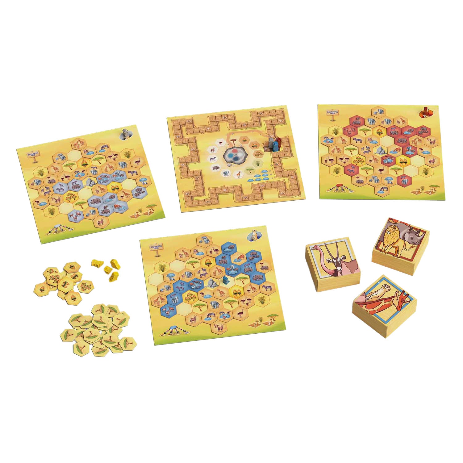 999 Games 999 Jeux Savannah Park Bordspel