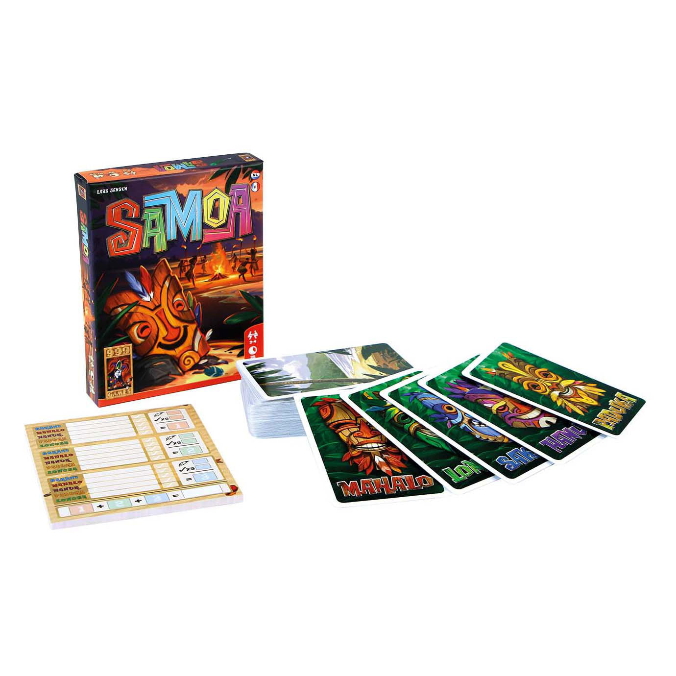 999 matchs 999 matchs de cartes Samoa