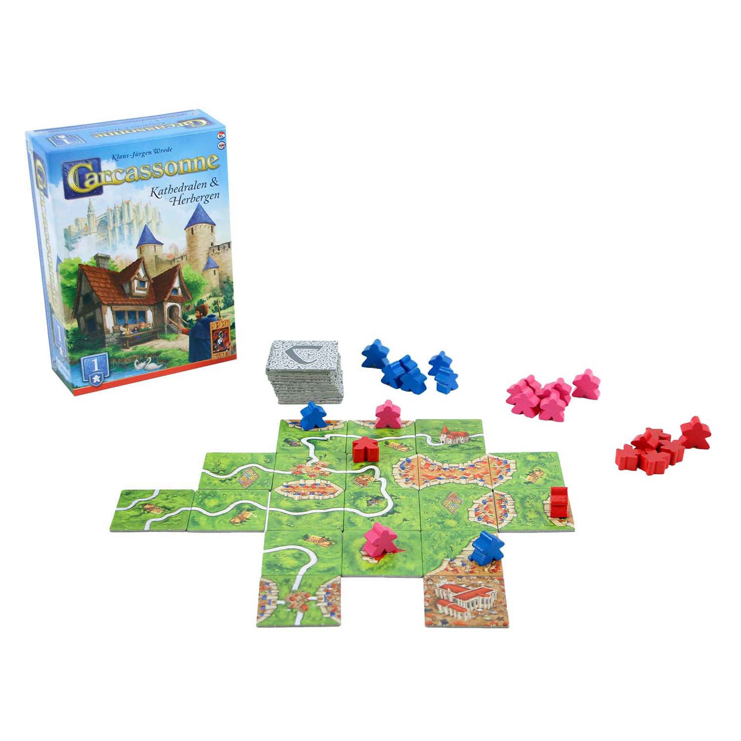 999games 999 games agrandissement des maisons des cathédrales de Carcassonne