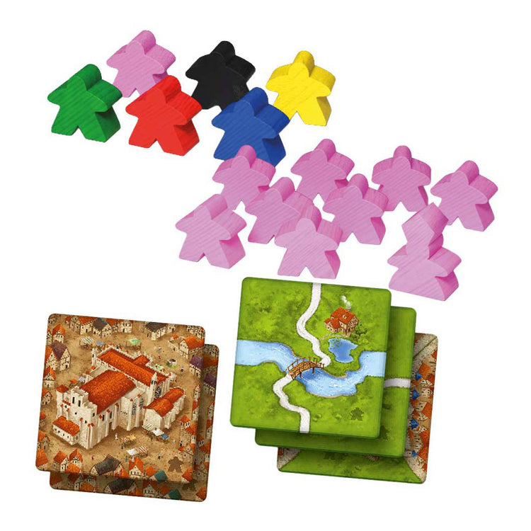 999games 999 games agrandissement des maisons des cathédrales de Carcassonne