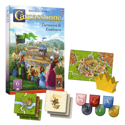 999games 999 games extension emblèmes des tournois de Carcassonne