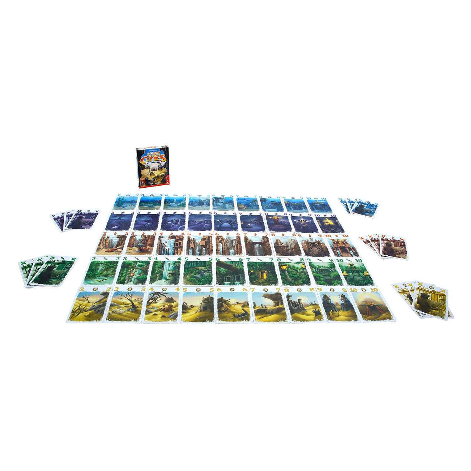 999games 999 jeux villes perdues : le jeu de cartes