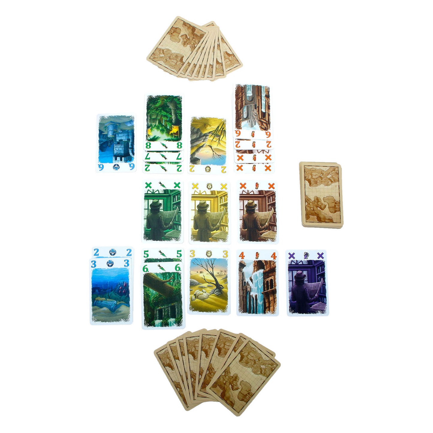 999games 999 jeux villes perdues : le jeu de cartes