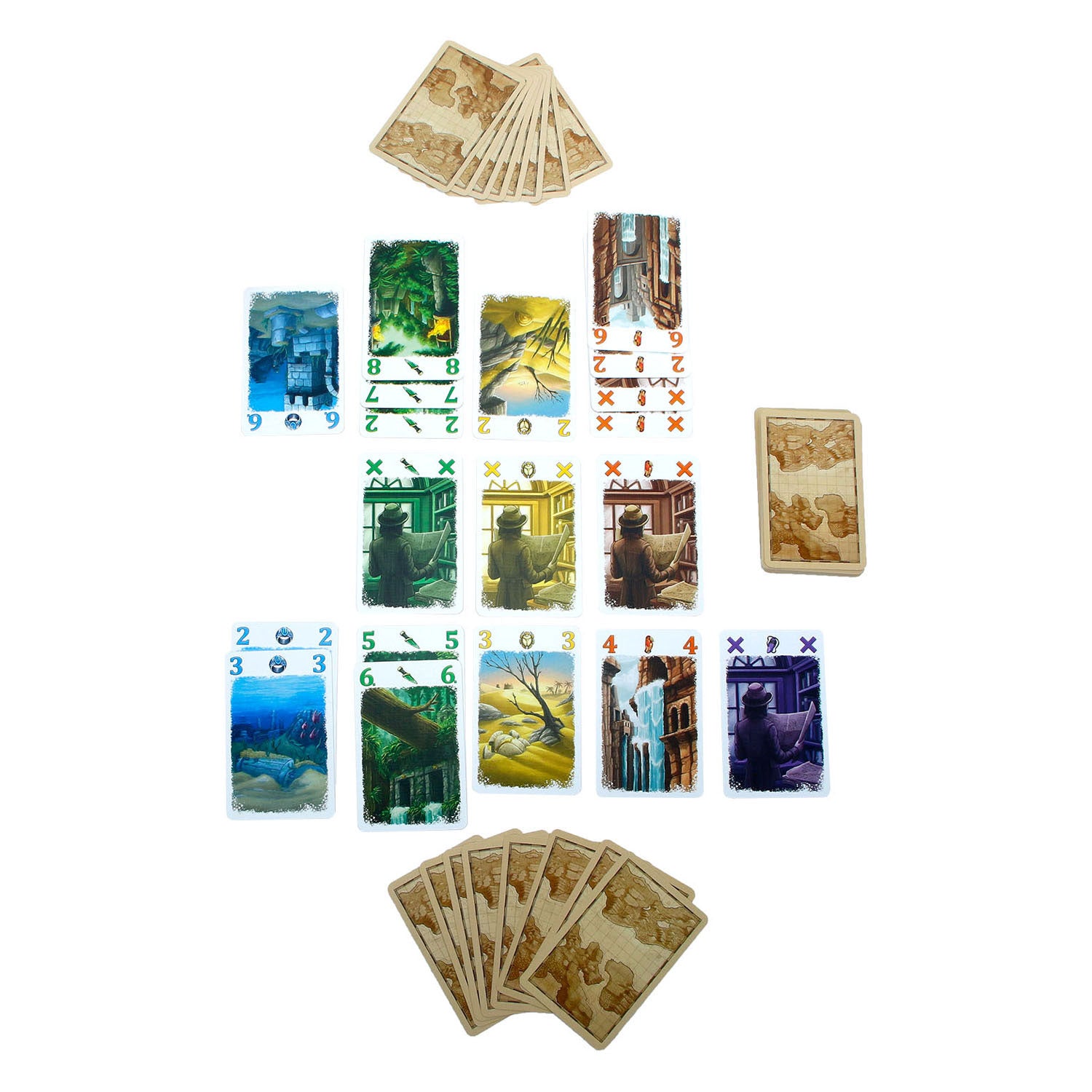 999games 999 jeux villes perdues : le jeu de cartes