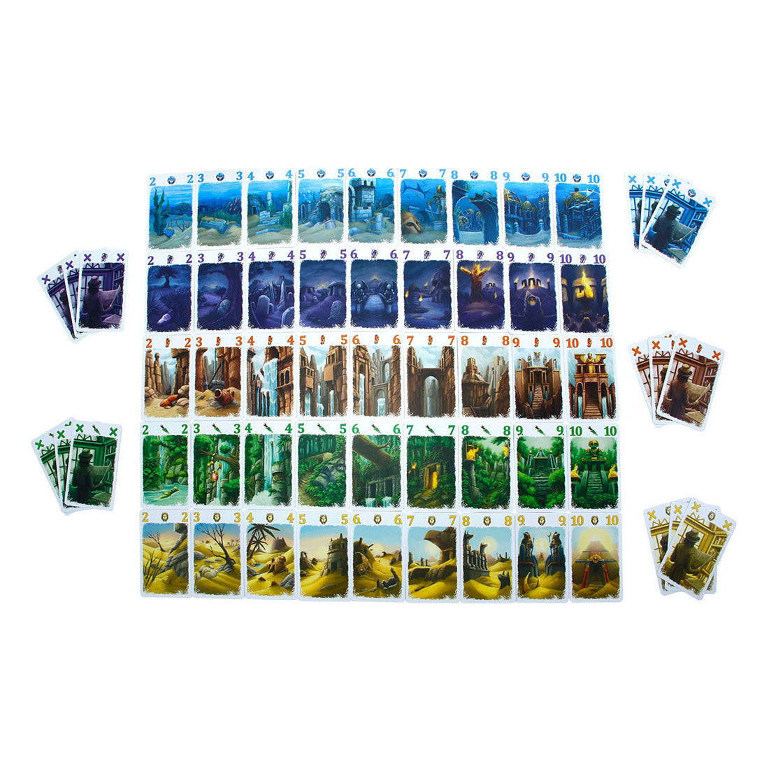 999games 999 jeux villes perdues : le jeu de cartes