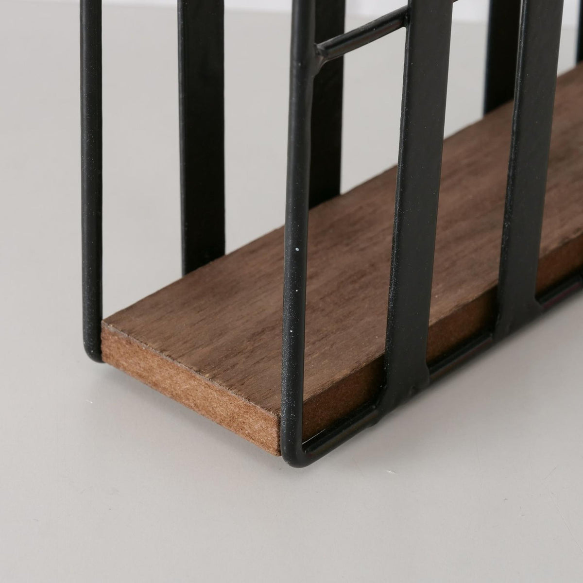 Boltze home porte-serviettes sur pied bois métal h15cm