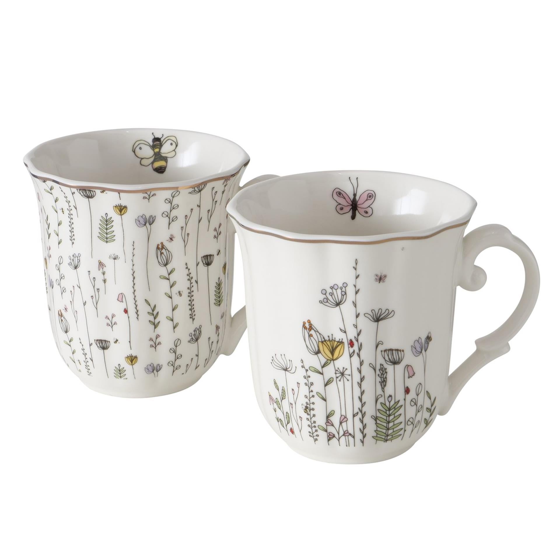 Boltze home mug fleurs de camomille 350ml