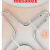 Metaltex Gas Fire réducteur en acier inoxydable 2 pièces