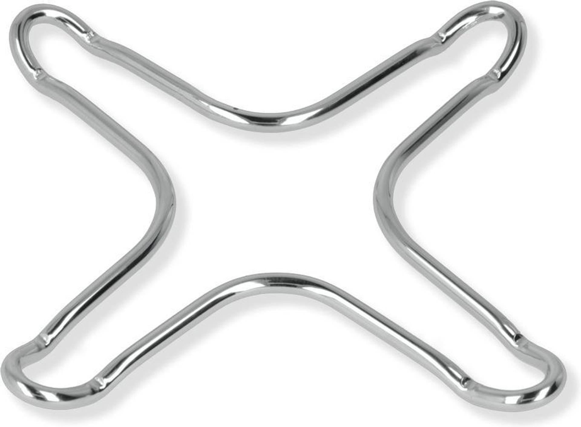 Metaltex Gas Fire réducteur en acier inoxydable 2 pièces