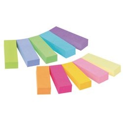 Index post-it 670-10ab papier15x50mm autocollant assorti 500 pièces