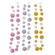 Boltze home capiz guirlande de fleurs l180cm