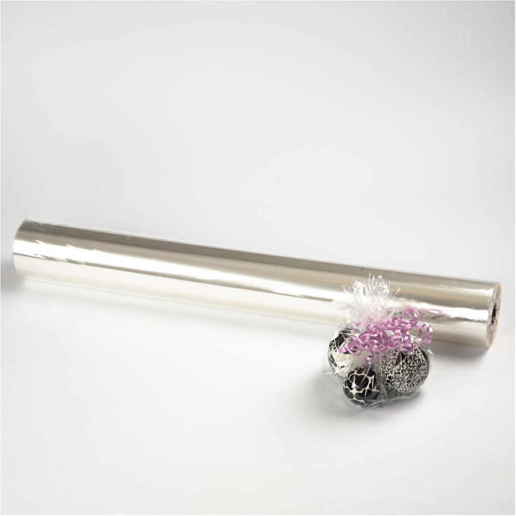 Cellophane Creativ company, l: 70 cm, épaisseur 25 my, 200 m 1 rouleau