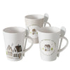 Tasse Boltze home avec motif maison avec cuillère 330ml