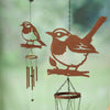 Boltze home carillon à vent oiseau métal 70cm 2 assortis