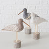 Boltze maison statue barge bois h22cm