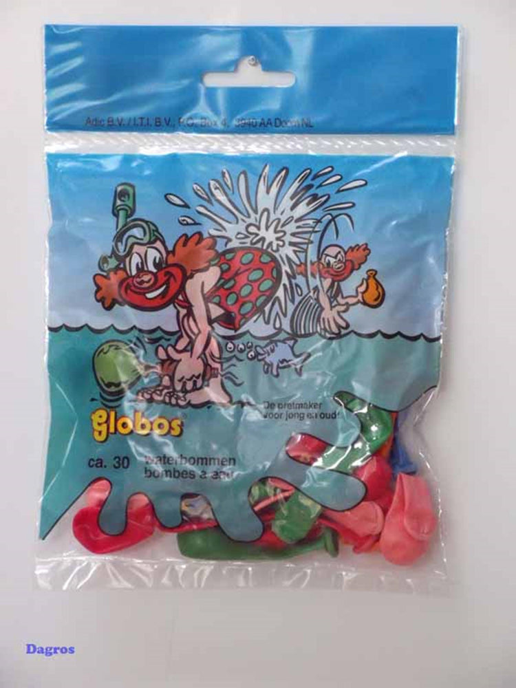 Ballons à eau Globos de 50 sachets de 30 pcs