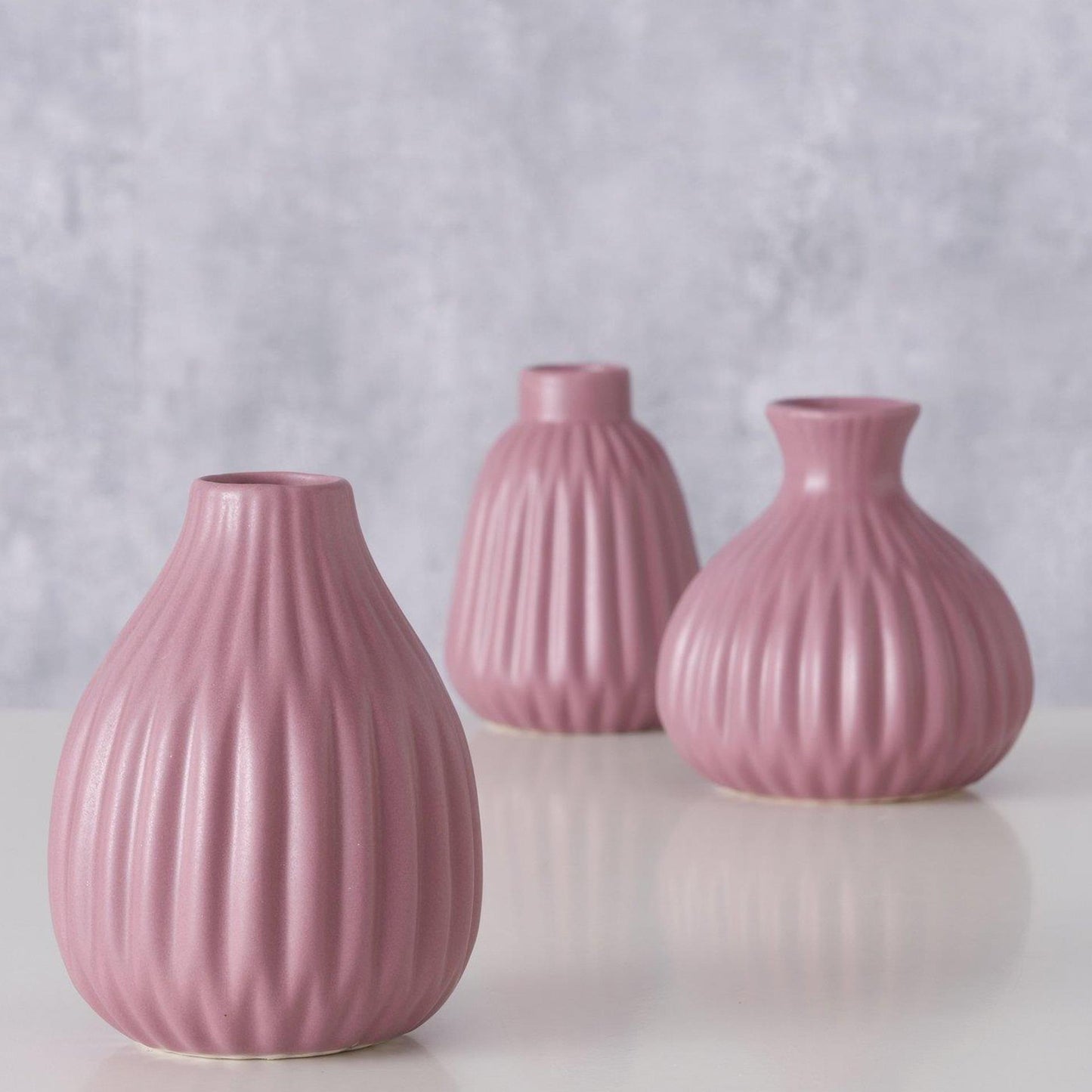 Boltze home vase esko rose ø10xh12cm
