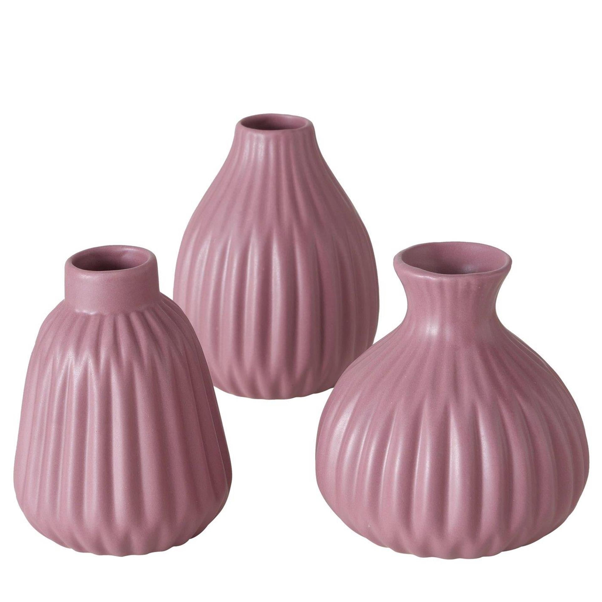 Boltze home vase esko rose ø10xh12cm
